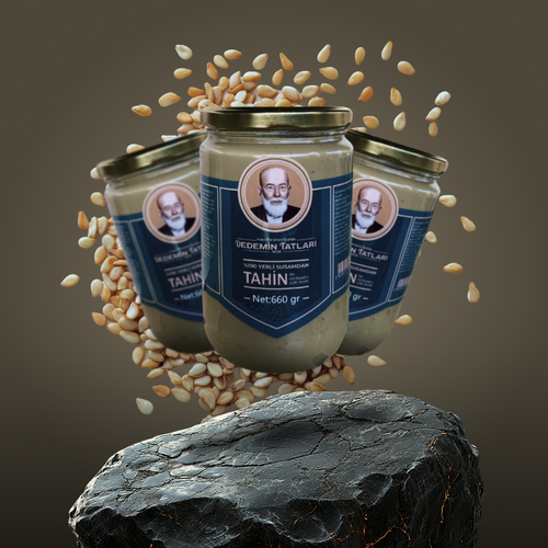 %100 Yerli Susamdan Doğal Çiğ Tahin - 660gr 3'lü Paket
