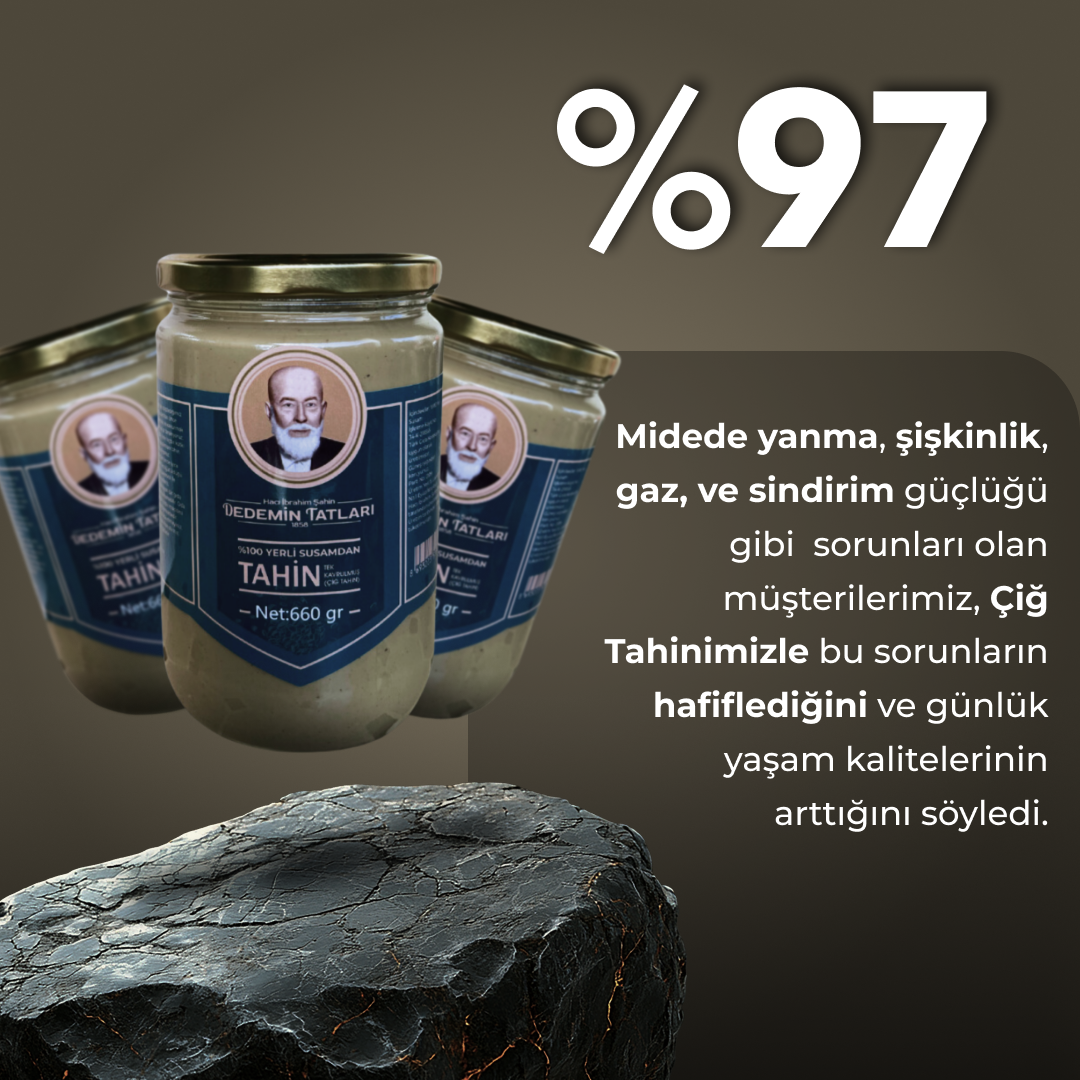 %100 Yerli Susamdan Doğal Çiğ Tahin - 660gr 3'lü Paket