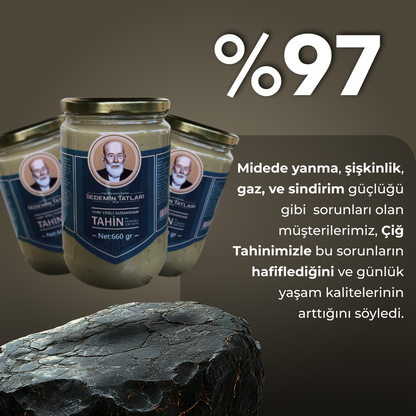 %100 Yerli Susamdan Doğal Çiğ Tahin - 660gr 3'lü Paket